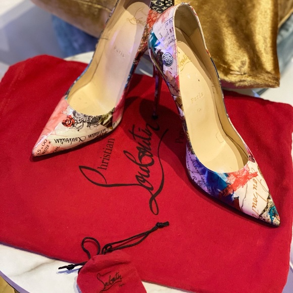 CHRISTIAN LOUBOUTIN Patent So Kate 120 Pump Multicolor - Picture 2 of 5